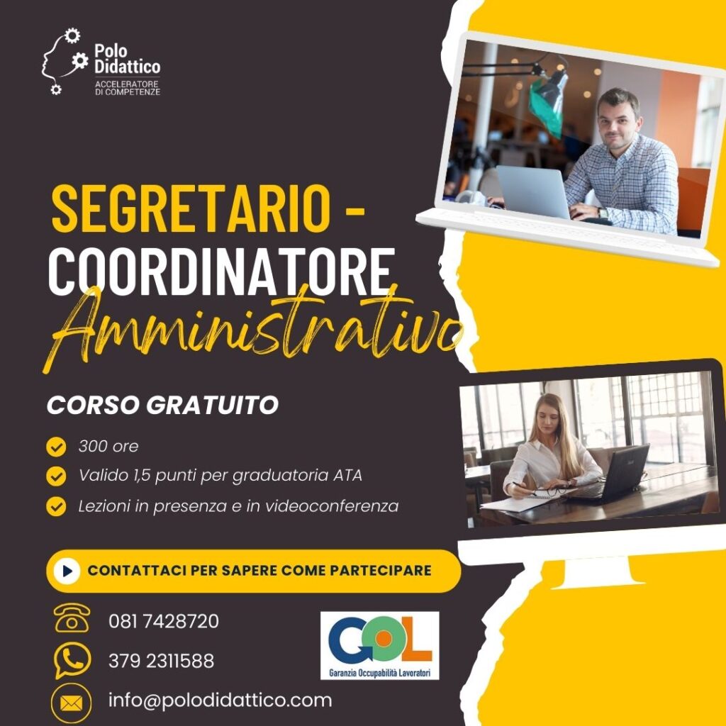 segretario coordinatore amministrativo