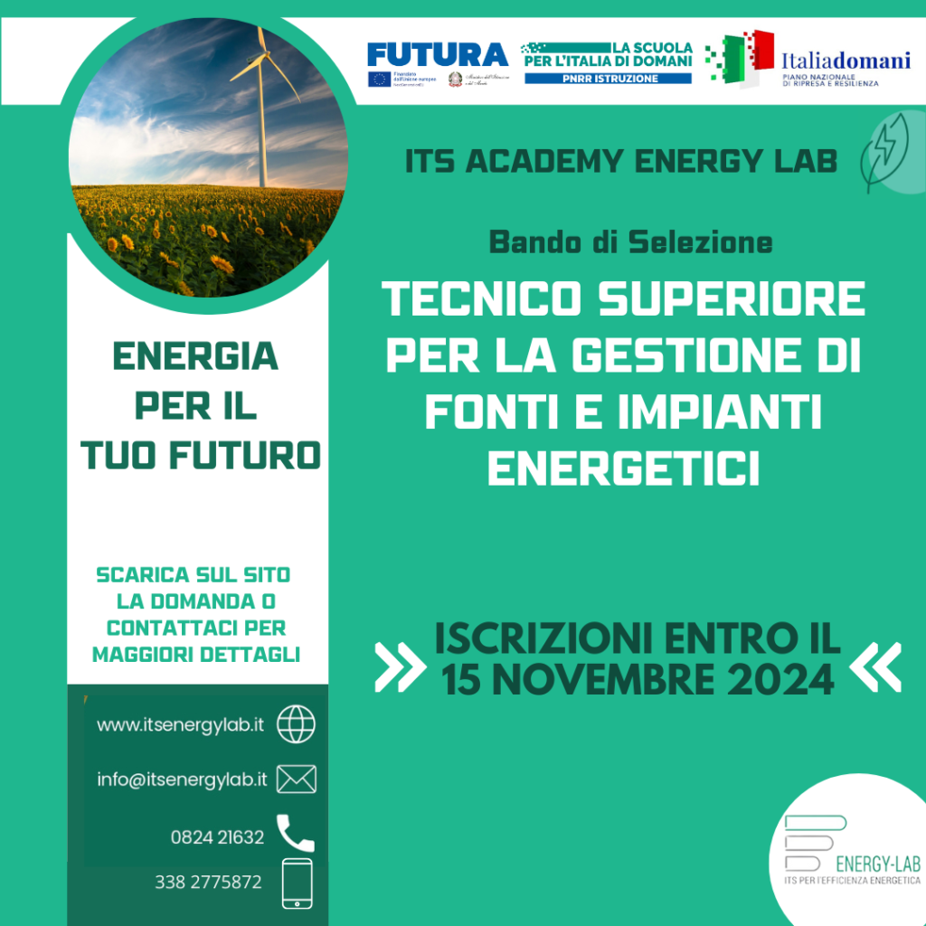 Tecnico fonti e impianti energetici